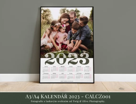 Šablona kalendáře 2023 – 1