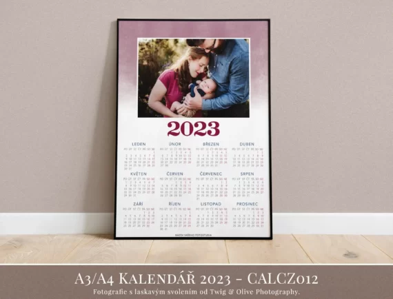 Šablona kalendáře 2023 – 12