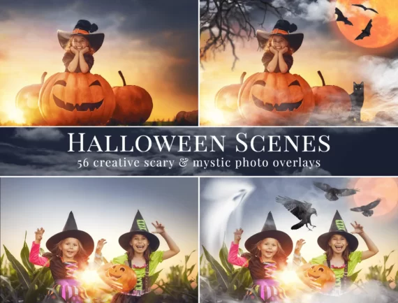 Halloween Scenes – foto overlays