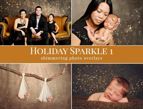 Holiday Sparkle – foto overlays