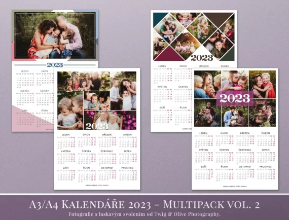 Multipack kalendářů 2023 – vol. 2
