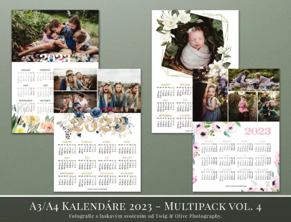 Multipack kalendárov 2023 – vol. 4 – slovenská verzia