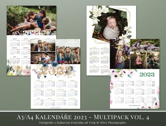 Multipack kalendářů 2023 – vol. 4